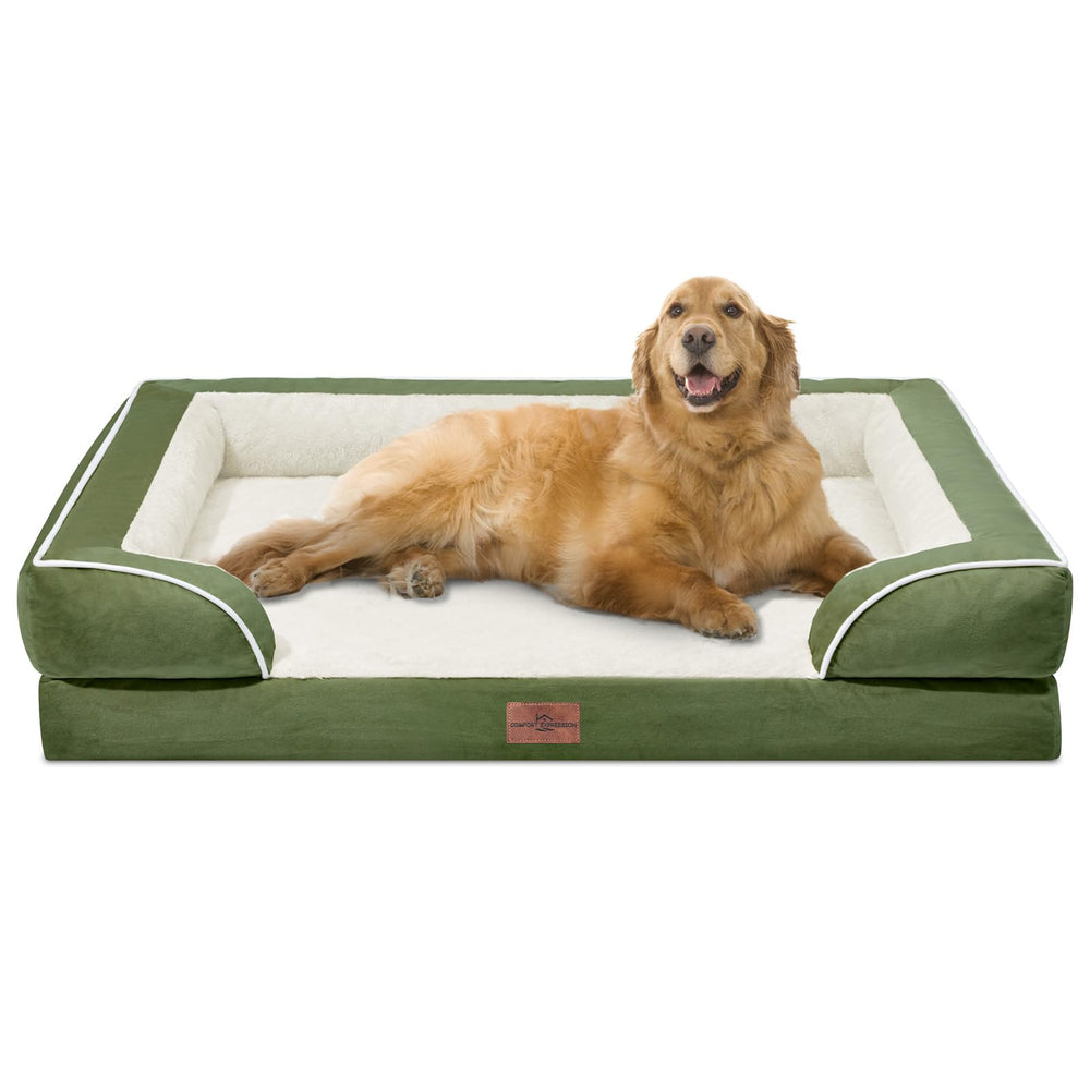 Comfort Expression orthopedic bed close-up showing egg crate foam for joint support