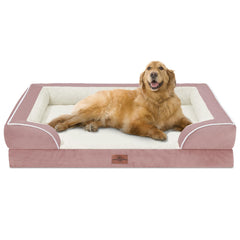 Comfort Expression orthopedic dog bed closeup showing egg crate foam support.