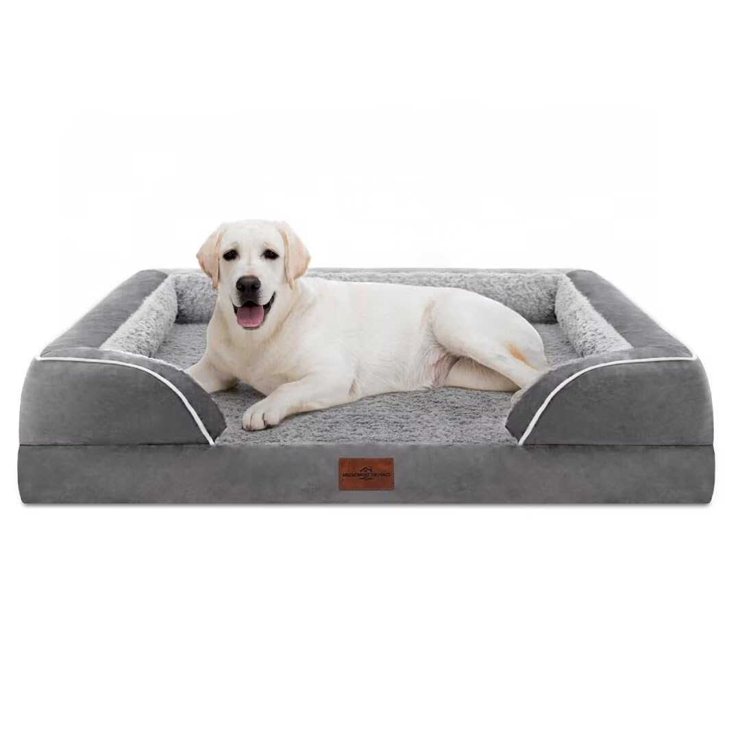 Comfort Expression orthopedic dog bed front view with XL size and supportive foam