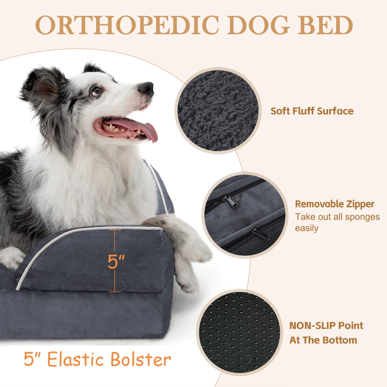 Comfort Expression waterproof lining protects foam for easier maintenance.