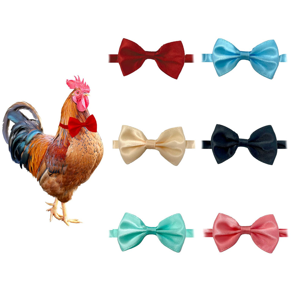 ComiMag chicken bow tie variety colors for stylish pets during photos and parties.