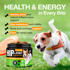 Commanding Life omega-3 turmeric dog supplement supports mobility