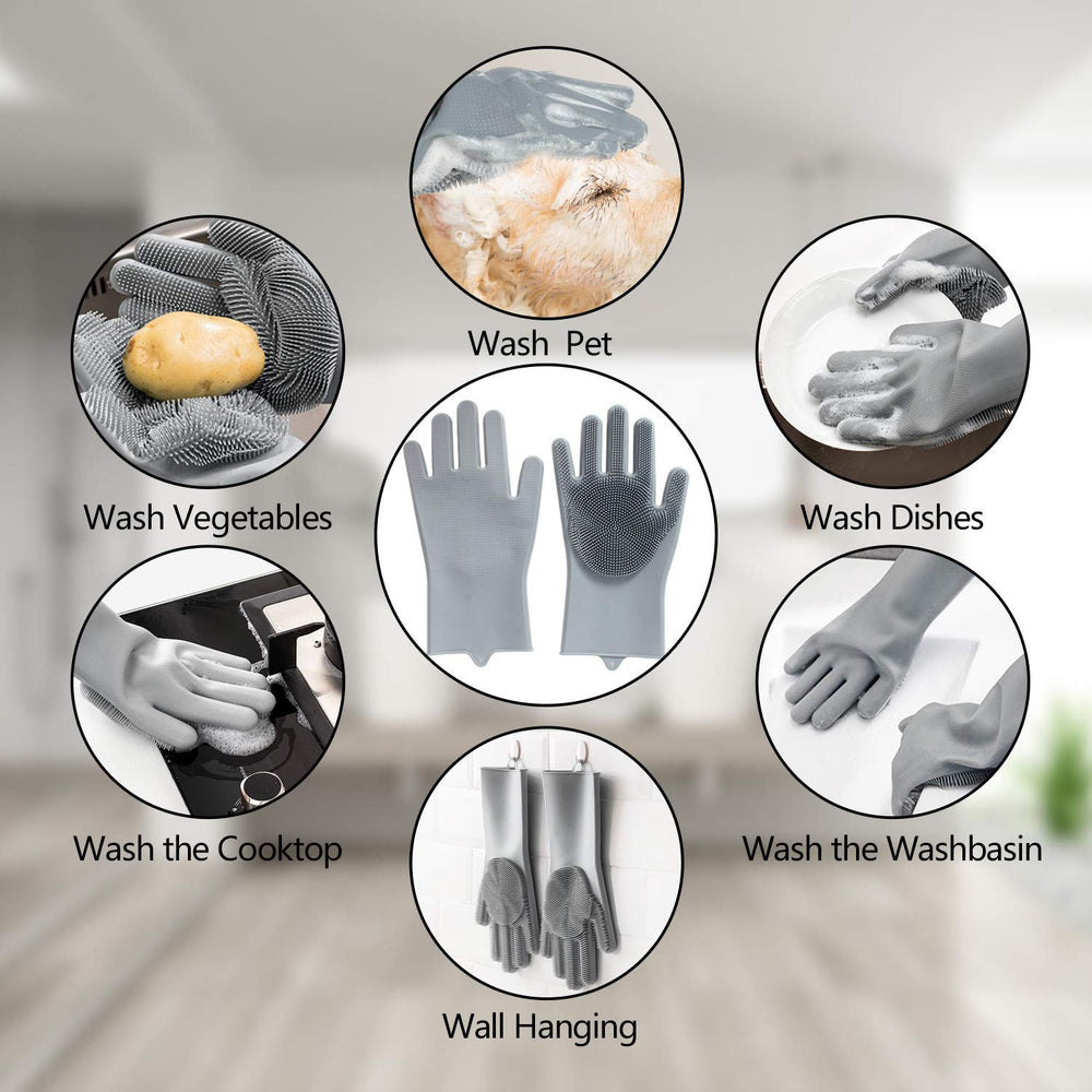 COMMEMA gloves rinse clean easily and air dry after grooming sessions.