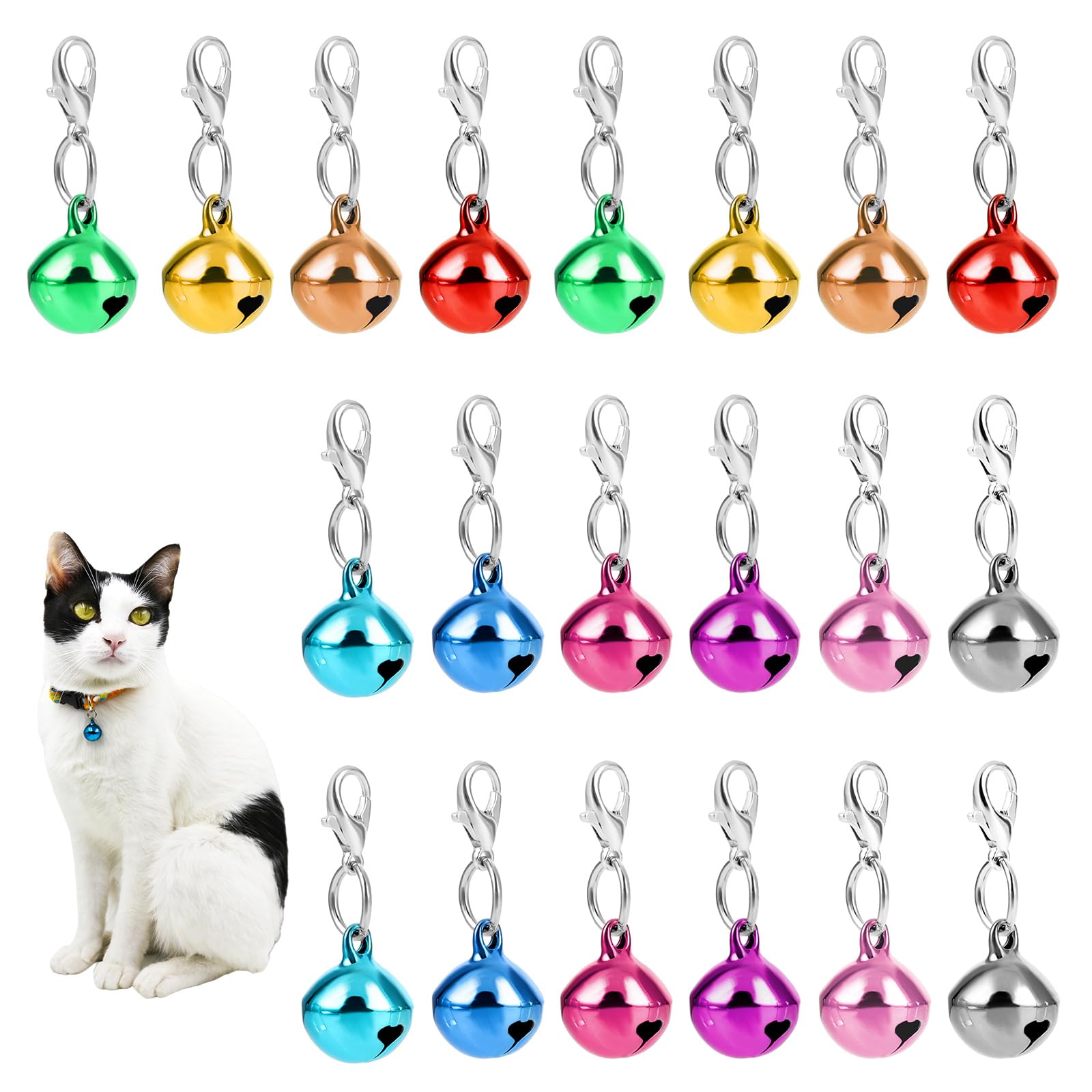 COMNICO pet bell metal closeup shows durable, burr-free finish for daily wear