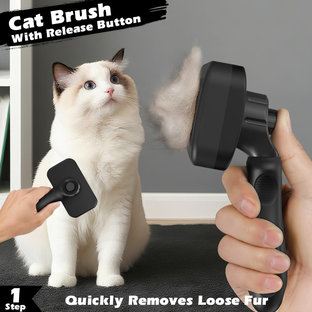 Comotech flea comb with fine teeth for debris removal and tidy coat