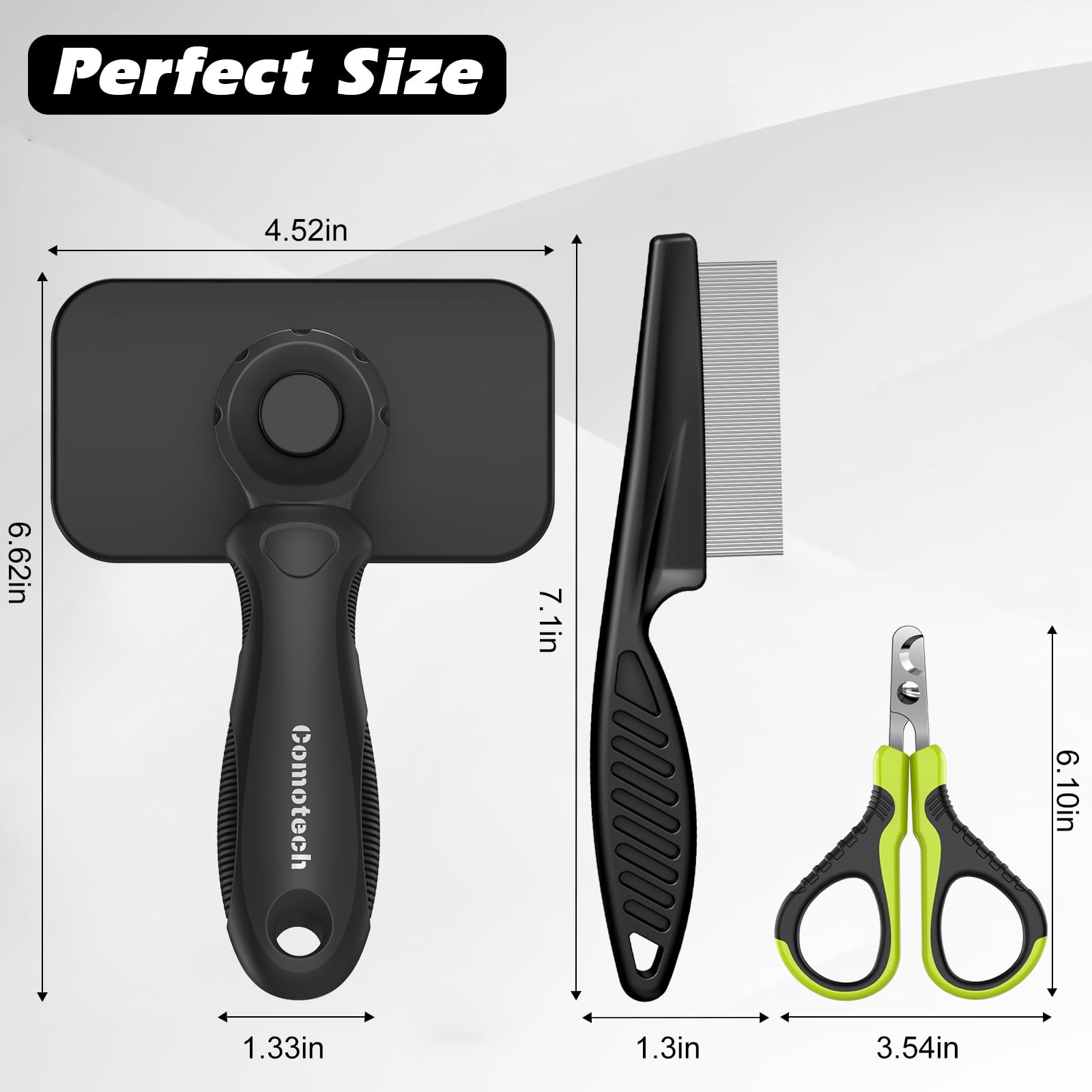 Comotech cat nail trimming demo showing confident, safe grooming routine