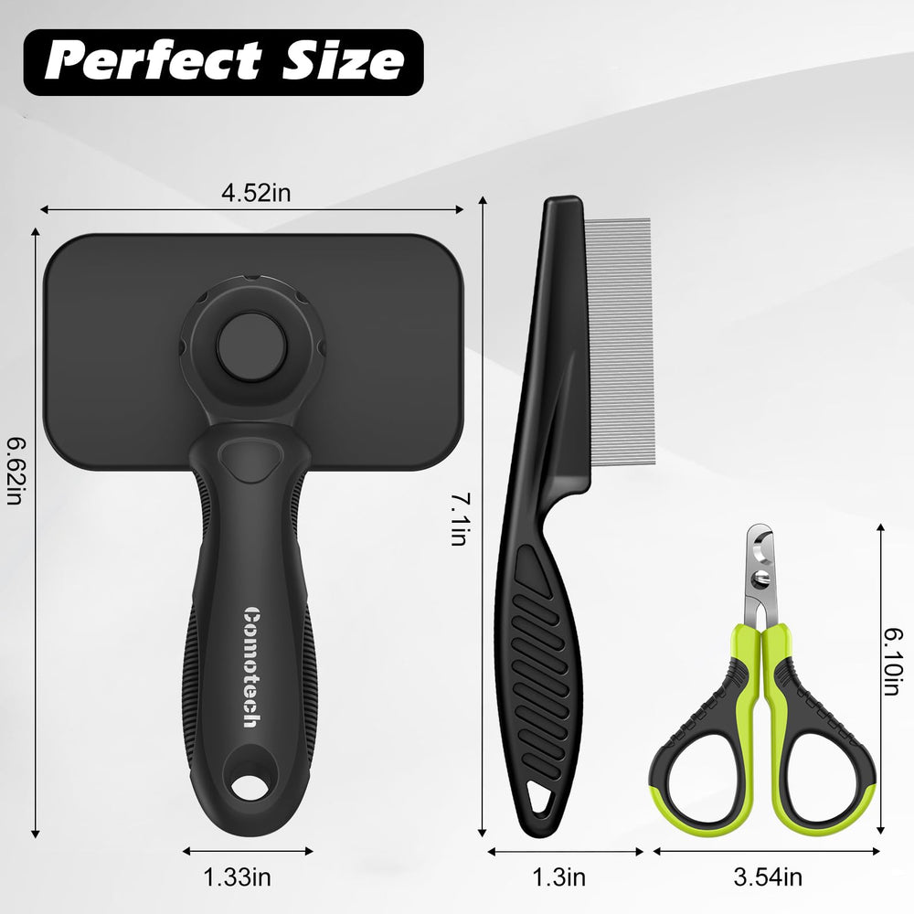 Comotech cat nail trimming demo showing confident, safe grooming routine