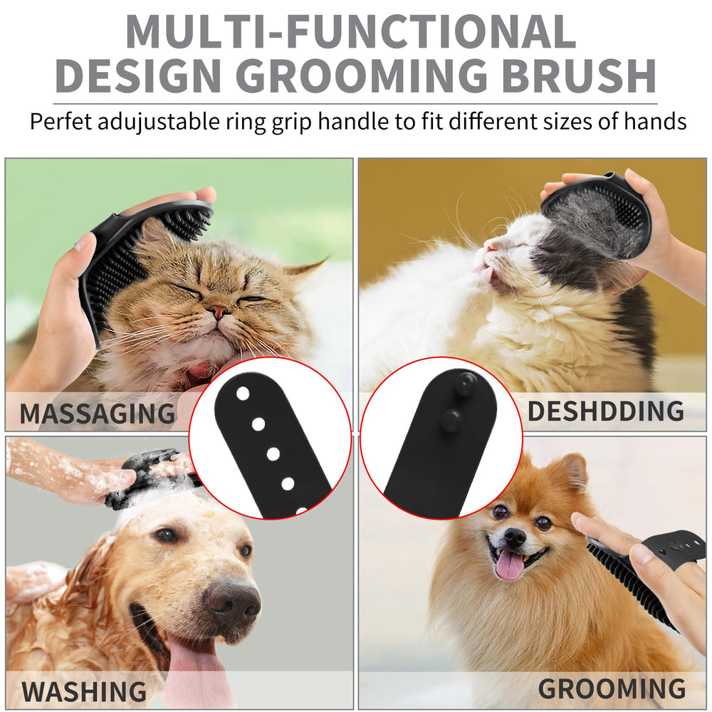 Comotech dog toothbrush grooming tool supports dental care during baths