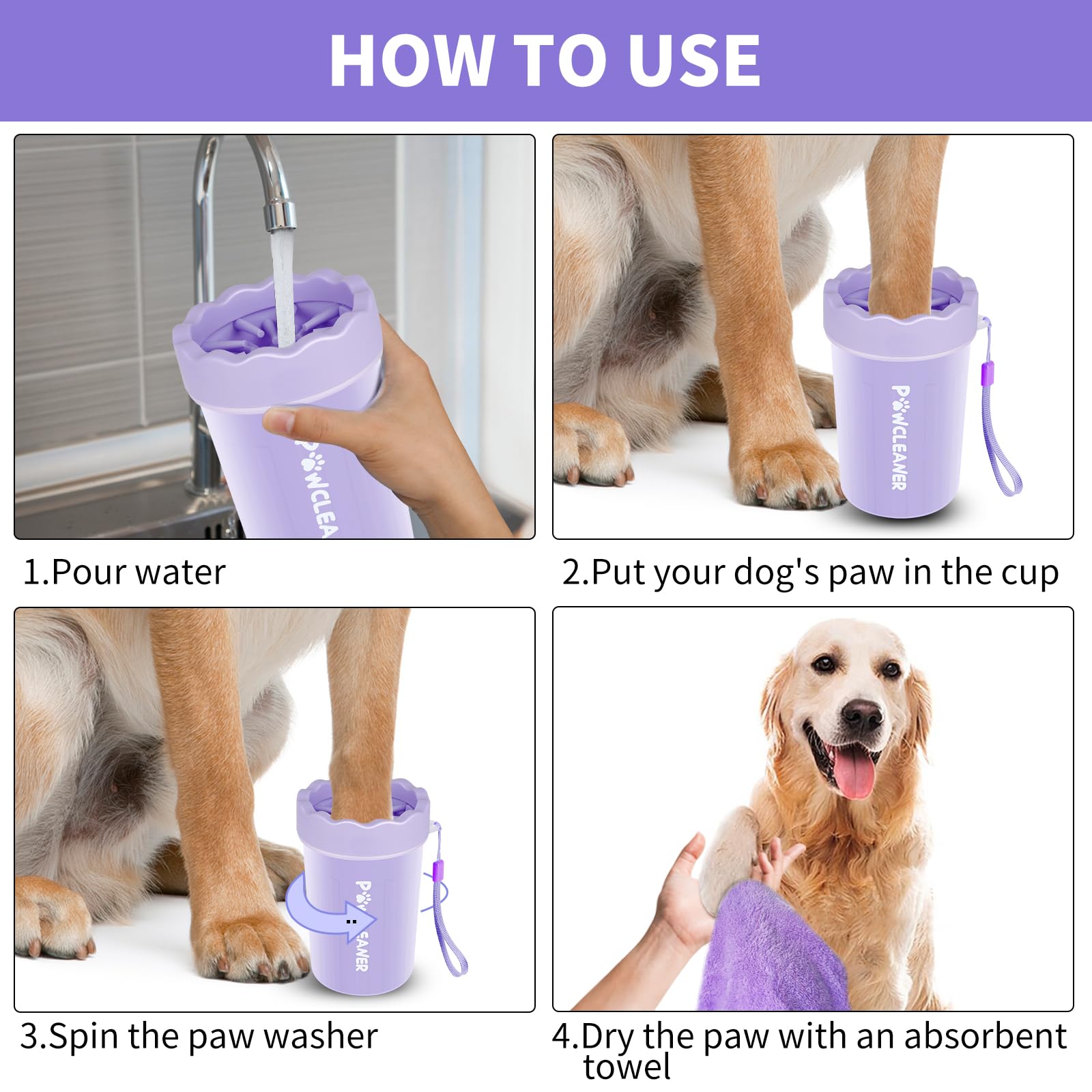 Comotech dog toothbrushes dual-pack supports simple post-walk dental care