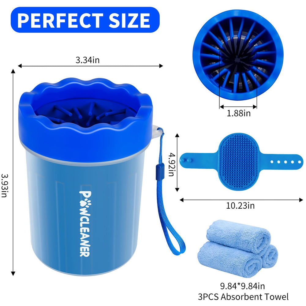 Comotech dog toothbrushes set captures dental care on the go for dogs.