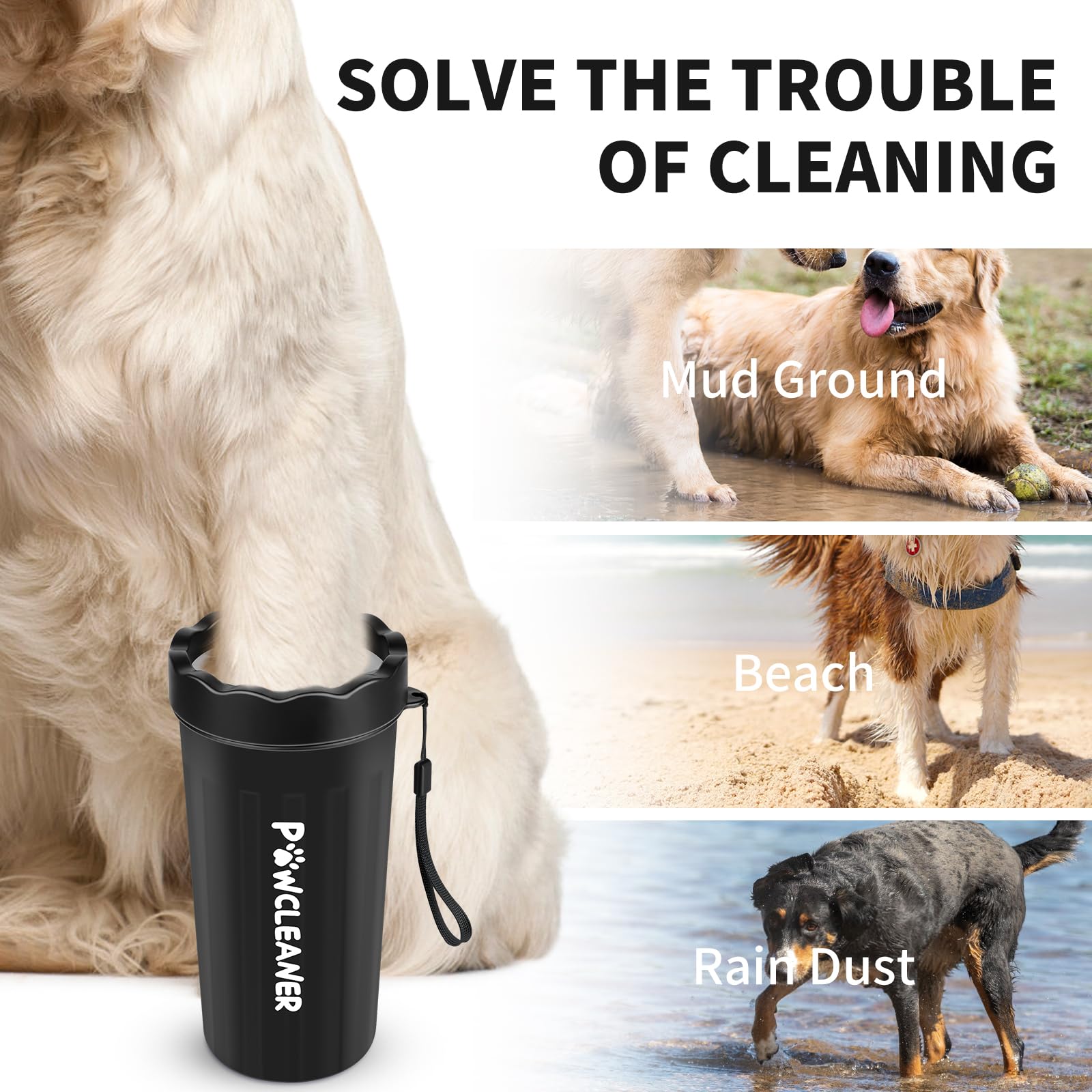 Comotech dos cepillos dentales para perros, higiene bucal segura.