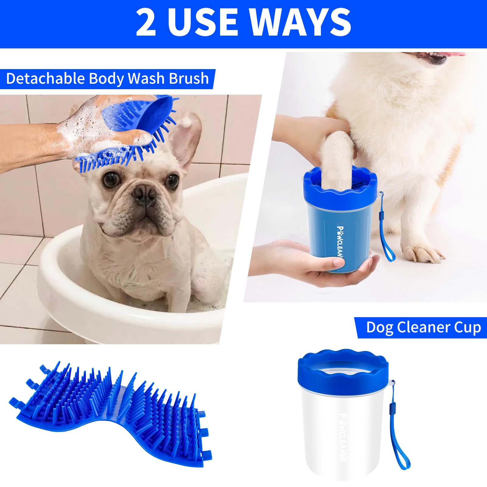Comotech paw cleaner warranty and support image communicates trusted 2-year warranty.