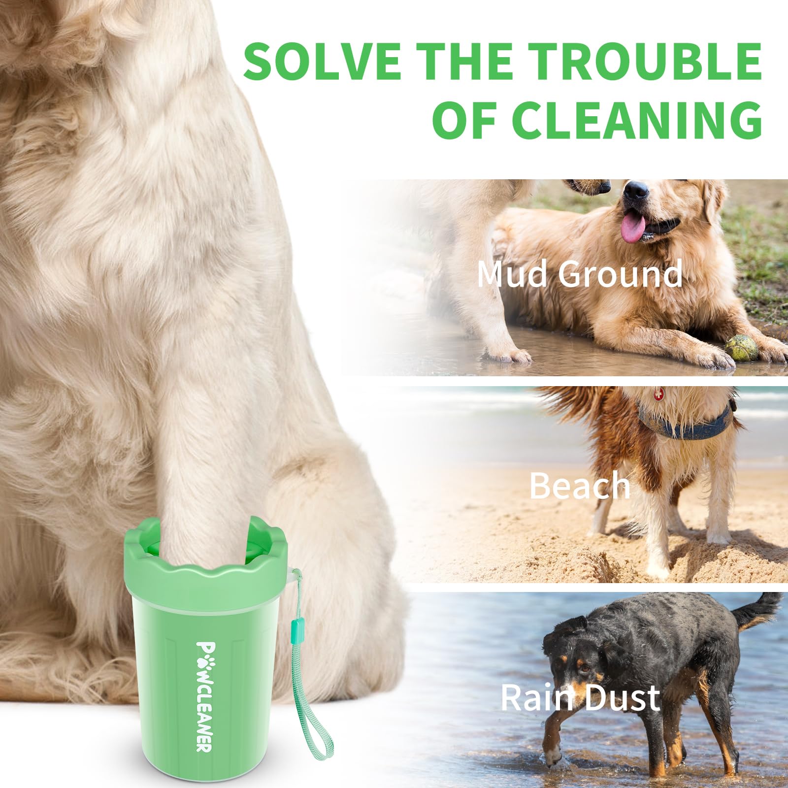 Comotech dog toothbrushes offer easy dental care during grooming routines.