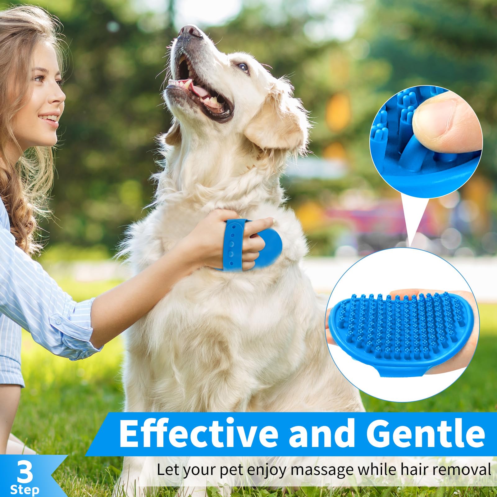 Comotech gentle materials brush uses soft silicone and TPR for safe bathing.