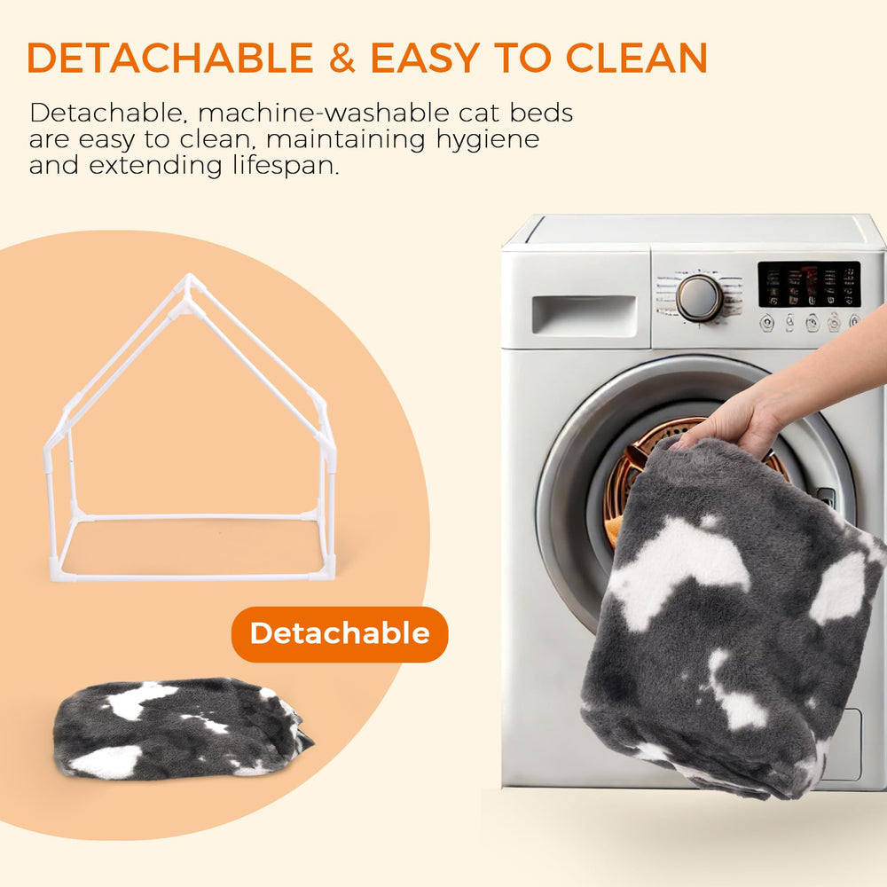 ComSaf Cat Bed House cat hideaway offering private space