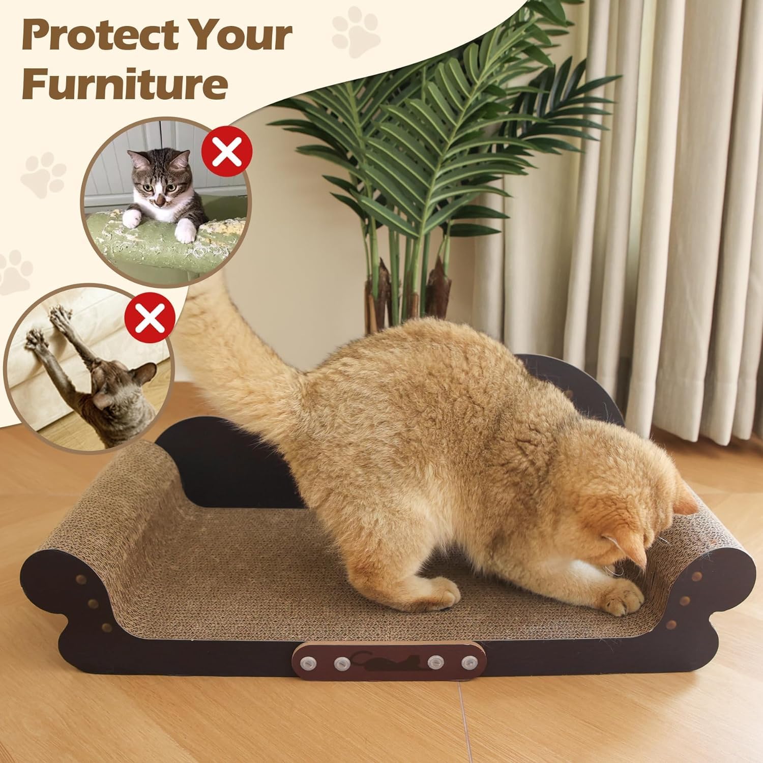ComSaf furniture-protector view showing dedicated scratch surface