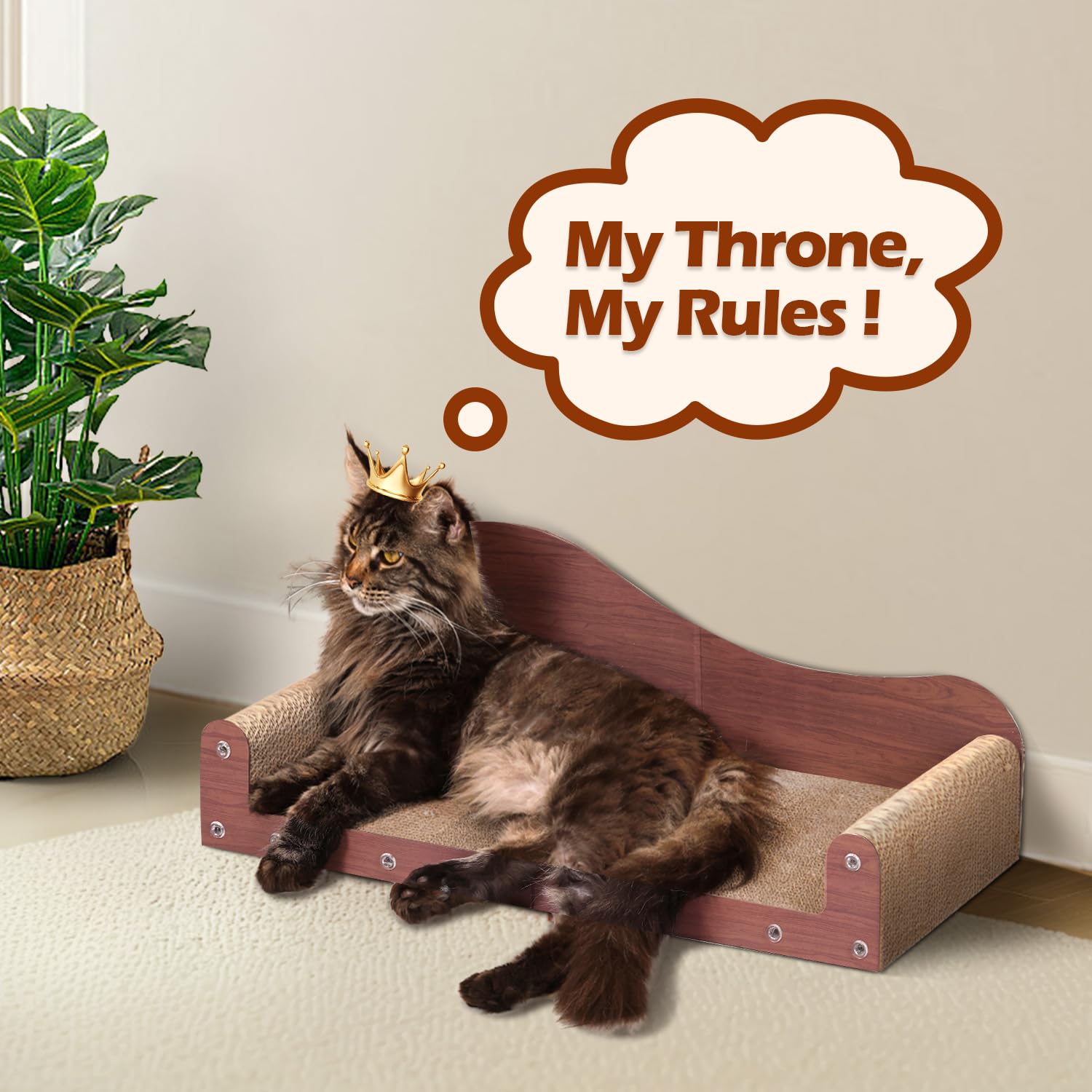 ComSaf solution redirects claws from furniture to protect home decor.