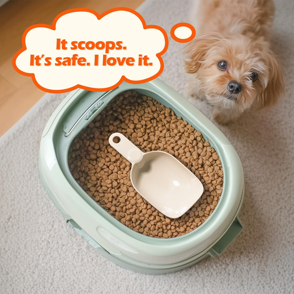 ComSaf kitchen helper scoop helps keep pantry tasks organized and efficient.