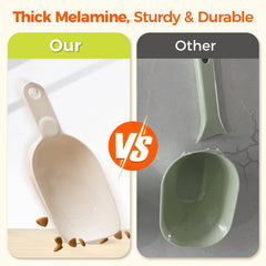 ComSaf melamine dog food scoop offers durable, crack-resistant design for everyday use.