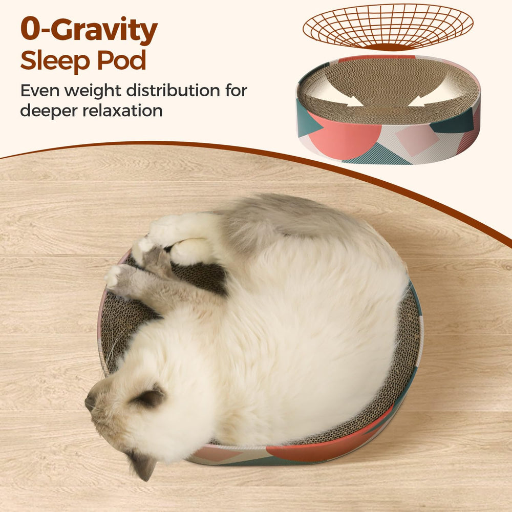 ComSaf sealed-base scratcher catches debris for cleaner floors.