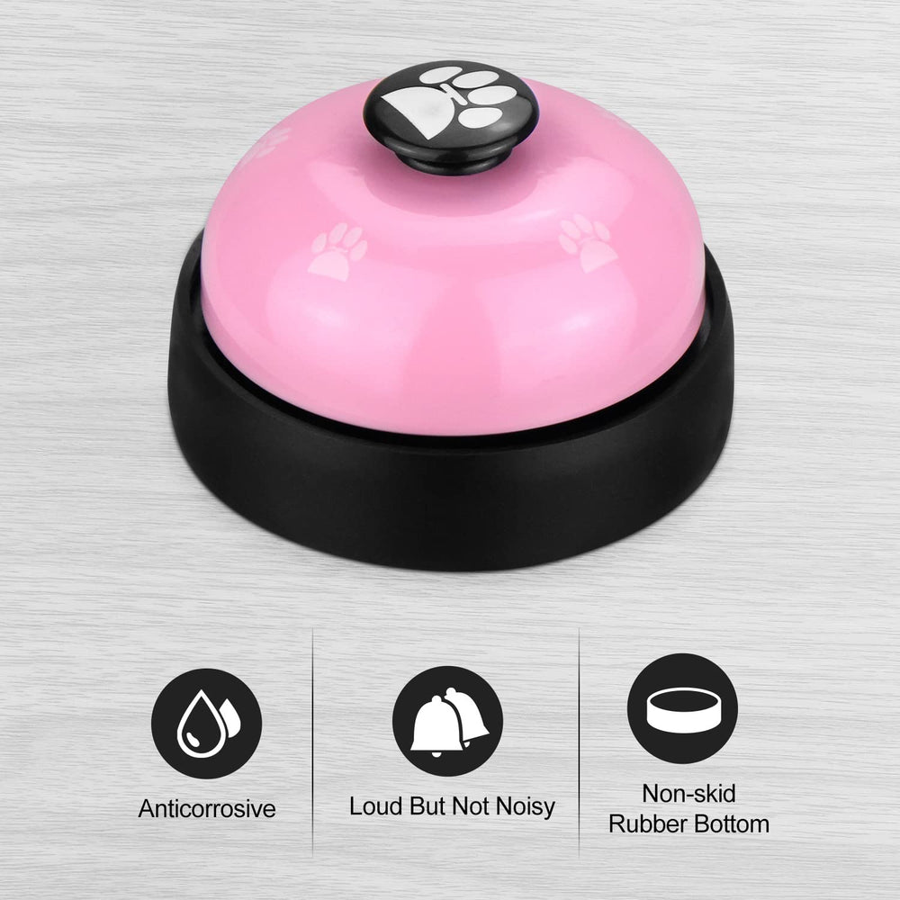 Comsmart cat dog door bell with non-skid base keeps tamper-free signaling.