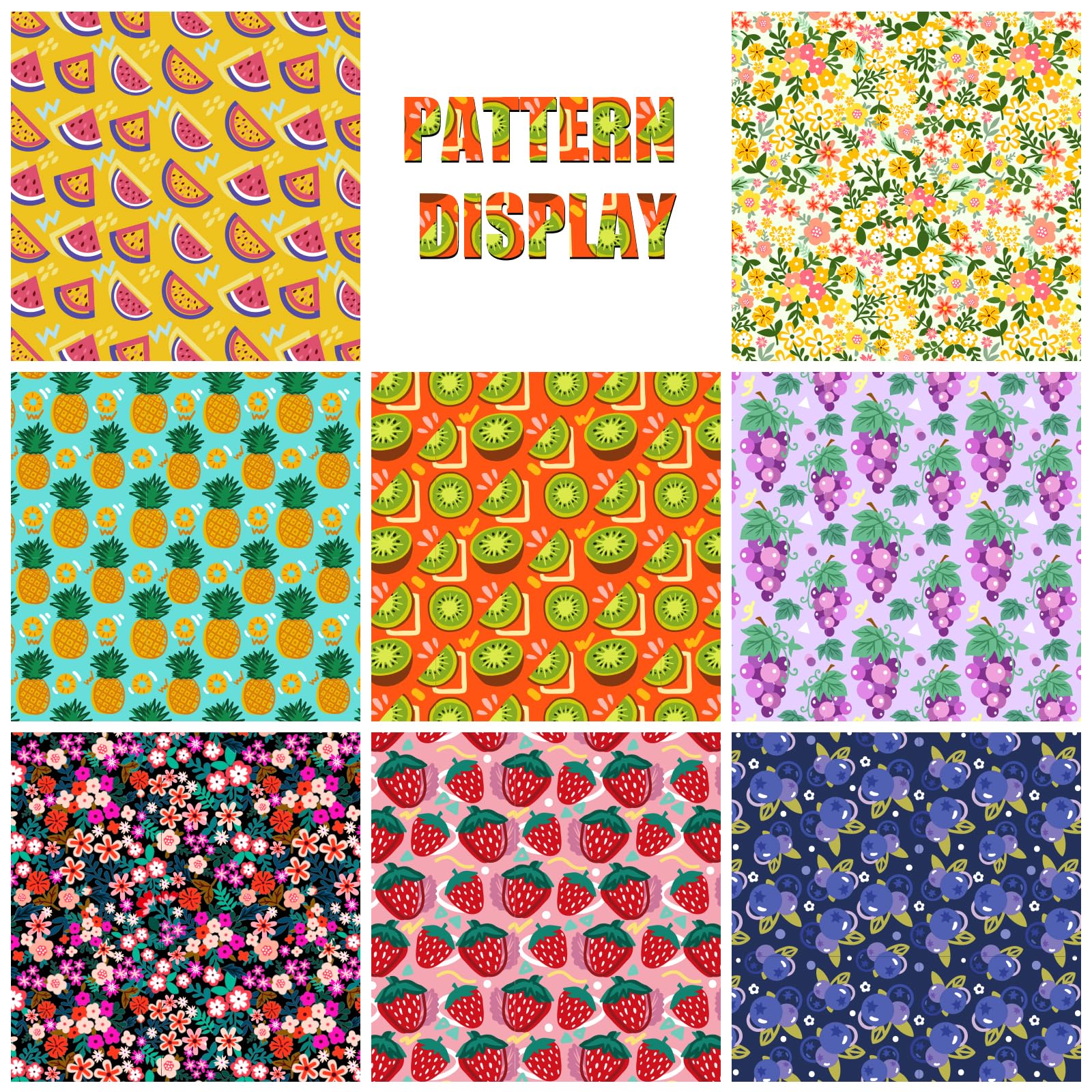 Bright fruit-pattern COMSUN collars on active cats add charm and visibility.