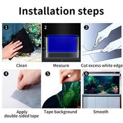 COMSUN aquarium background emphasizes vibrant colors to enhance tank depth.