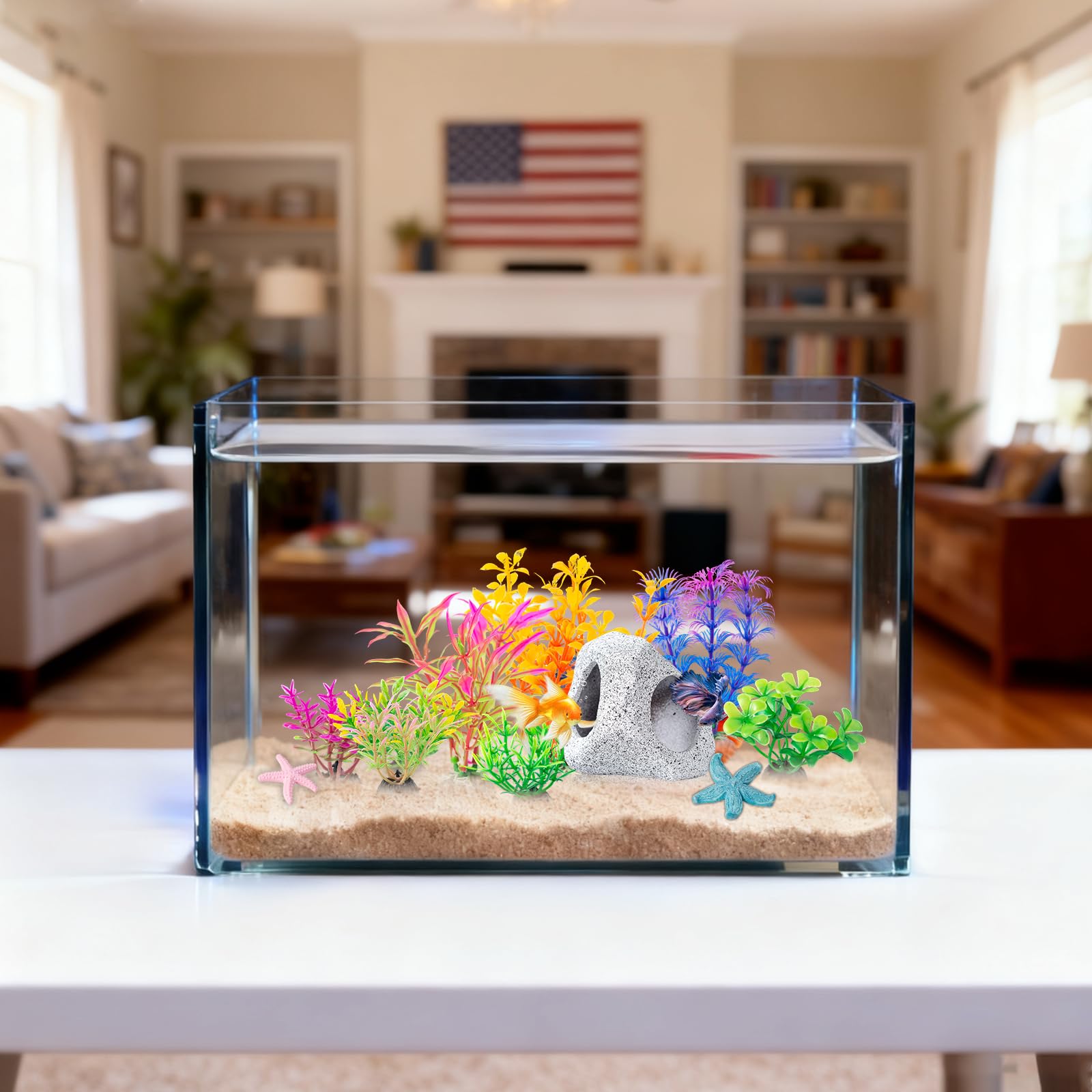 COMSUN decorations are safe and help maintain water quality with easy care.