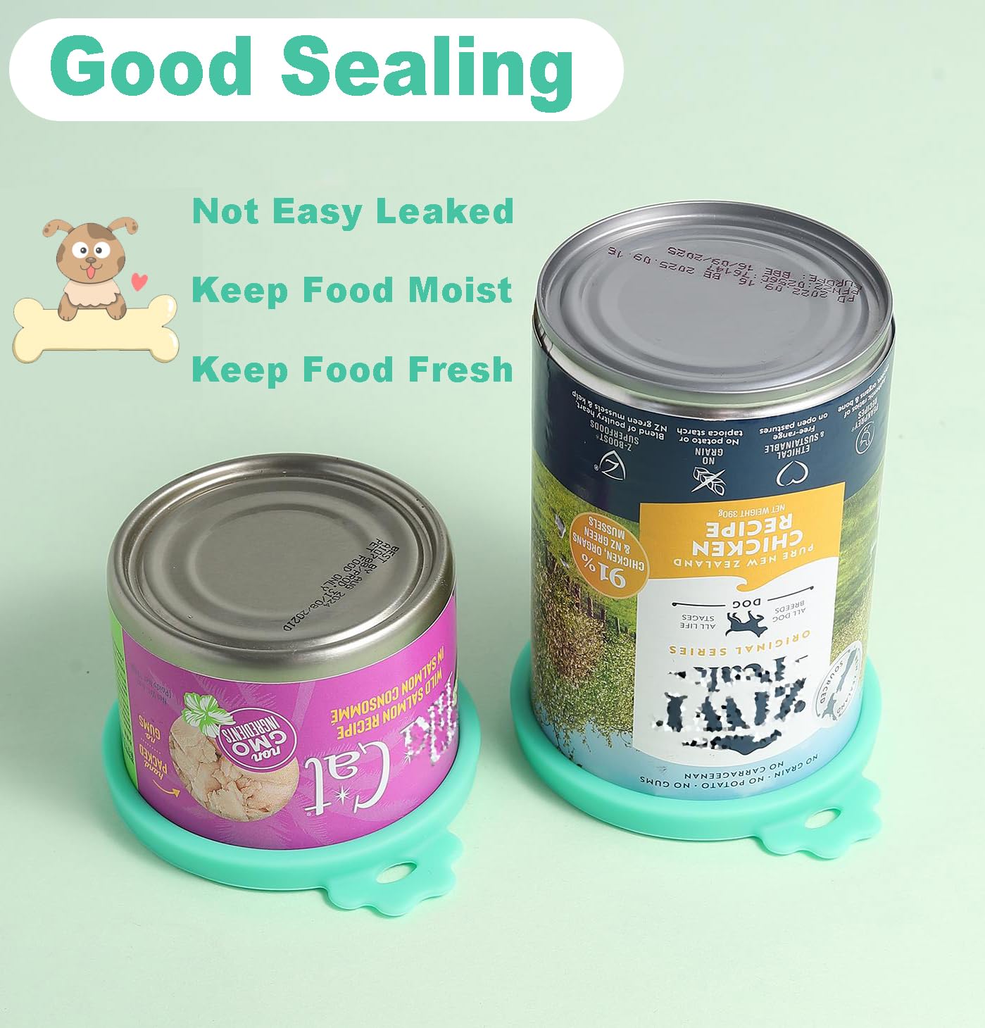 Comtim can covers seal tight to help keep moisture in.