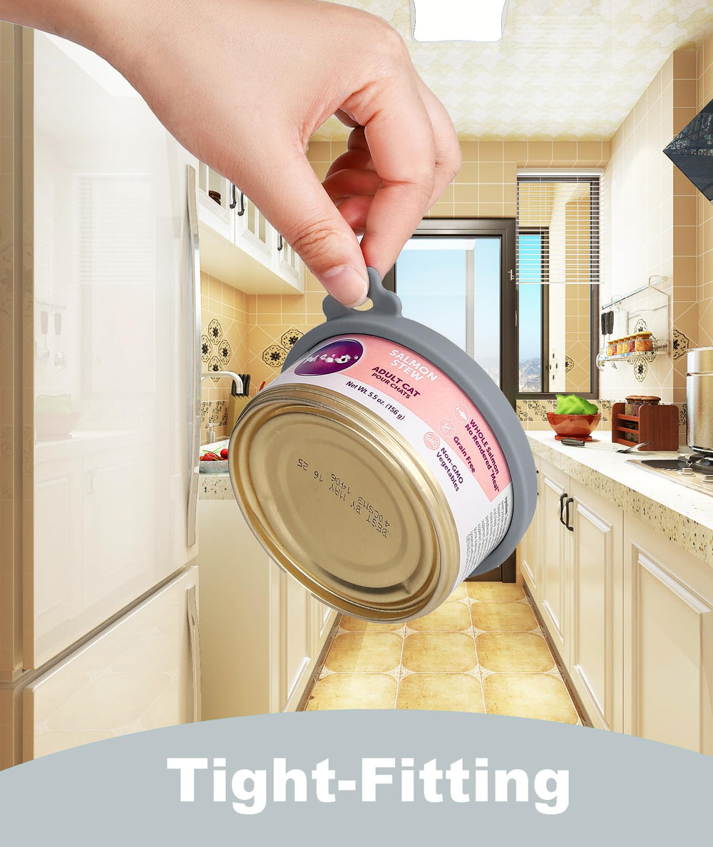 Comtim grey lids are reusable and durable for long-term storage.