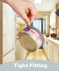 Comtim grey lids are reusable and durable for long-term storage.