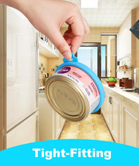 Comtim cat can lid durable silicone highlights long-term reuse and resilience.
