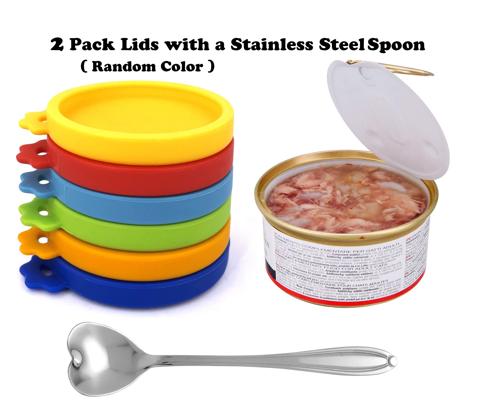 Comtim cat food can lids packaging included emphasizes value and convenience