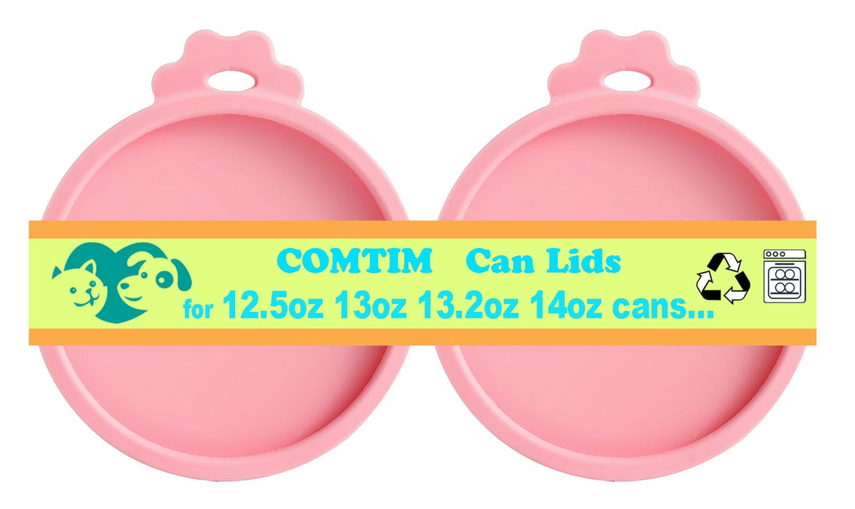 Comtim dog food can covers seal lid to keep wet food fresh.