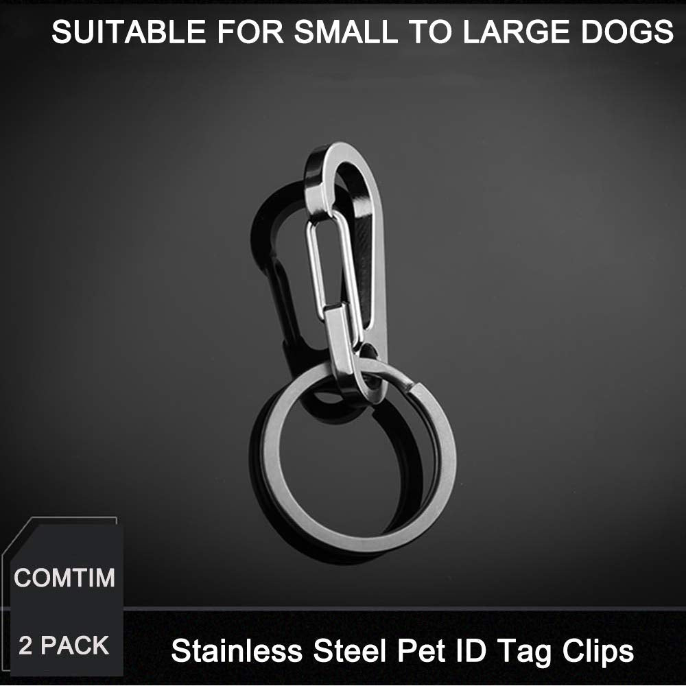 Comtim dog tag clip durability test emphasizes rust resistance and longevity.