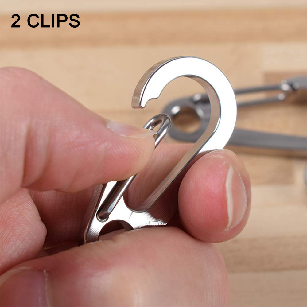 Comtim dog tag clip heavy-duty stainless design for active pets.