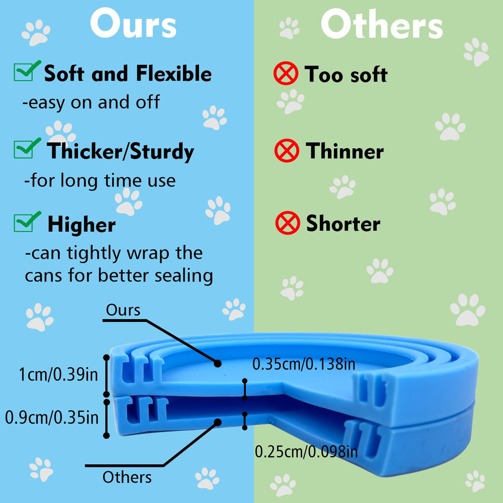 Comtim reusable pet-can-cover set highlights versatile storage for leftovers or travel snacks