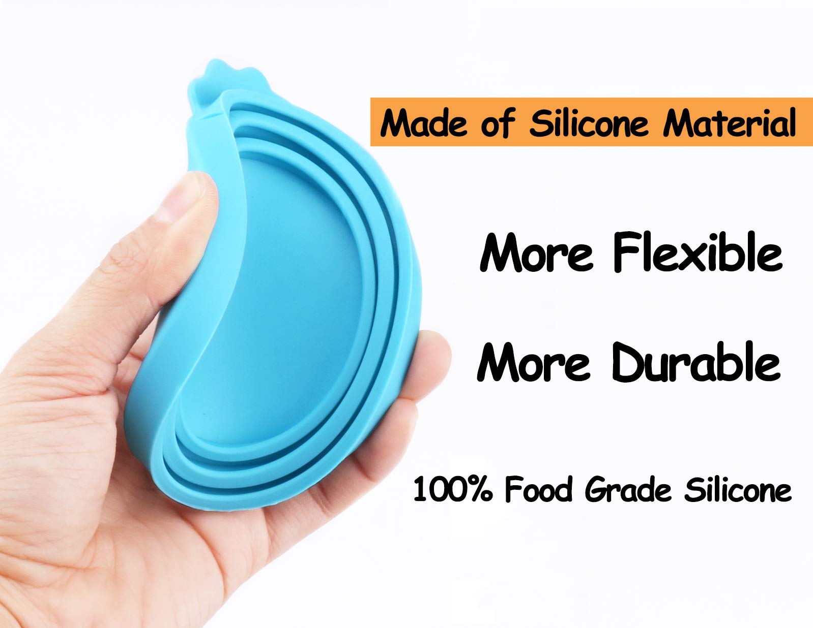 Comtim silicone can lids in a multi-colored pack fit many can sizes.