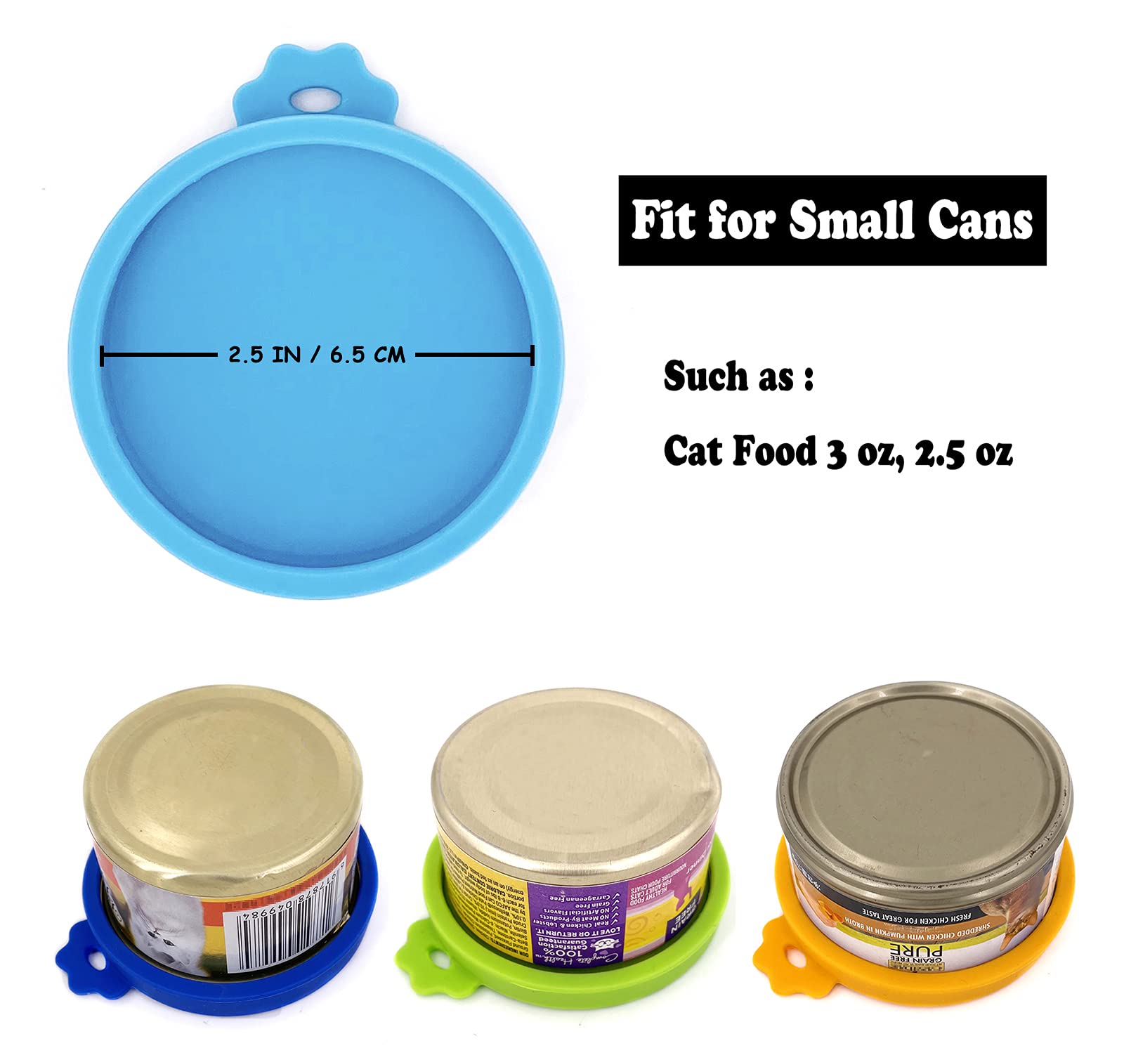 Comtim silicone cat can lid closeup highlights durable, flexible material for repeated use