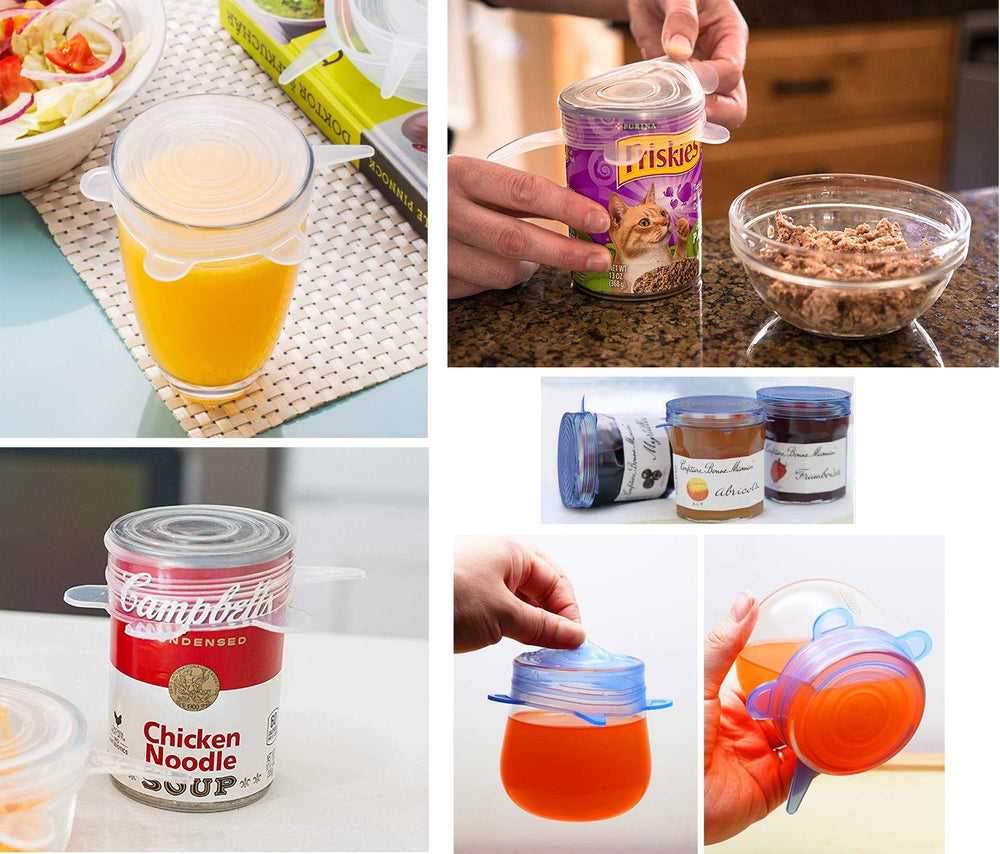 Comtim silicone lids are dishwasher-safe for easy cleanup after feeding.