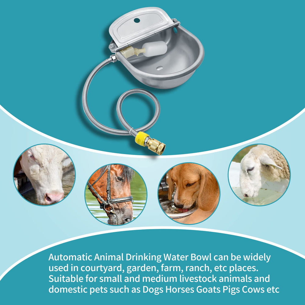 COMVIEE water bowl in pasture provides steady hydration for animals