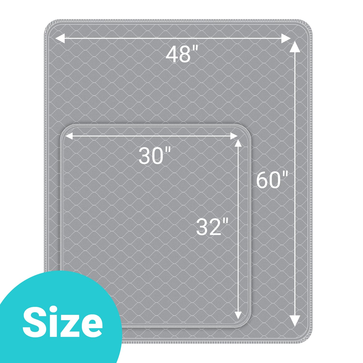 Conkote travel-foldable dog pad folds compactly for car seat protection.