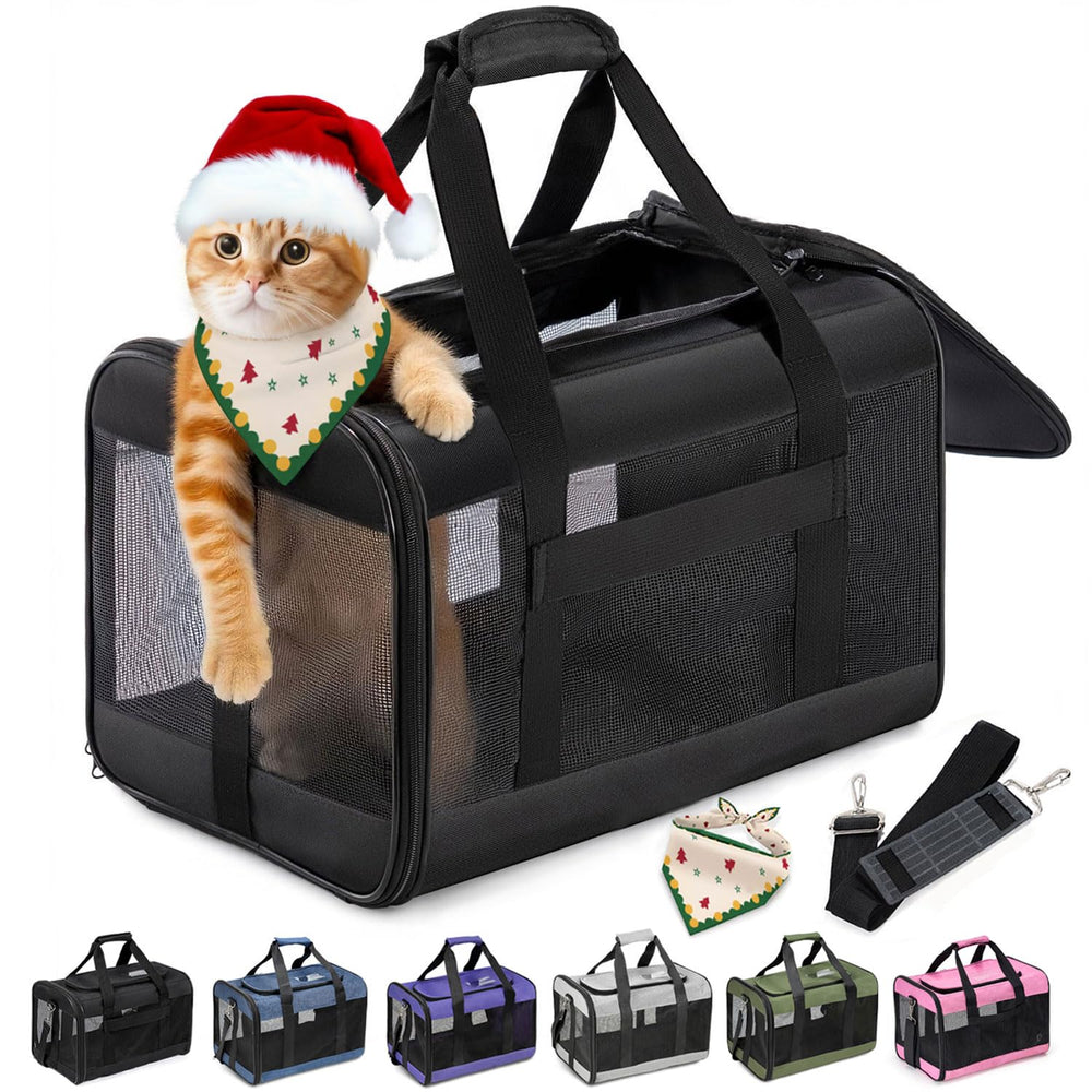 Conlun cat carrier airline-approved design ensures secure air travel for small pets.