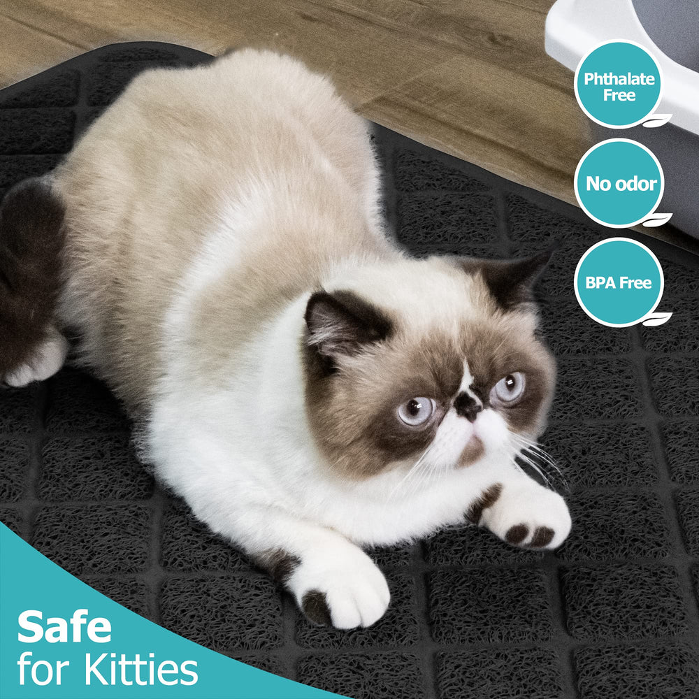 Conlun Cat Litter Mat covers floor area and reduces litter mess for busy homes.