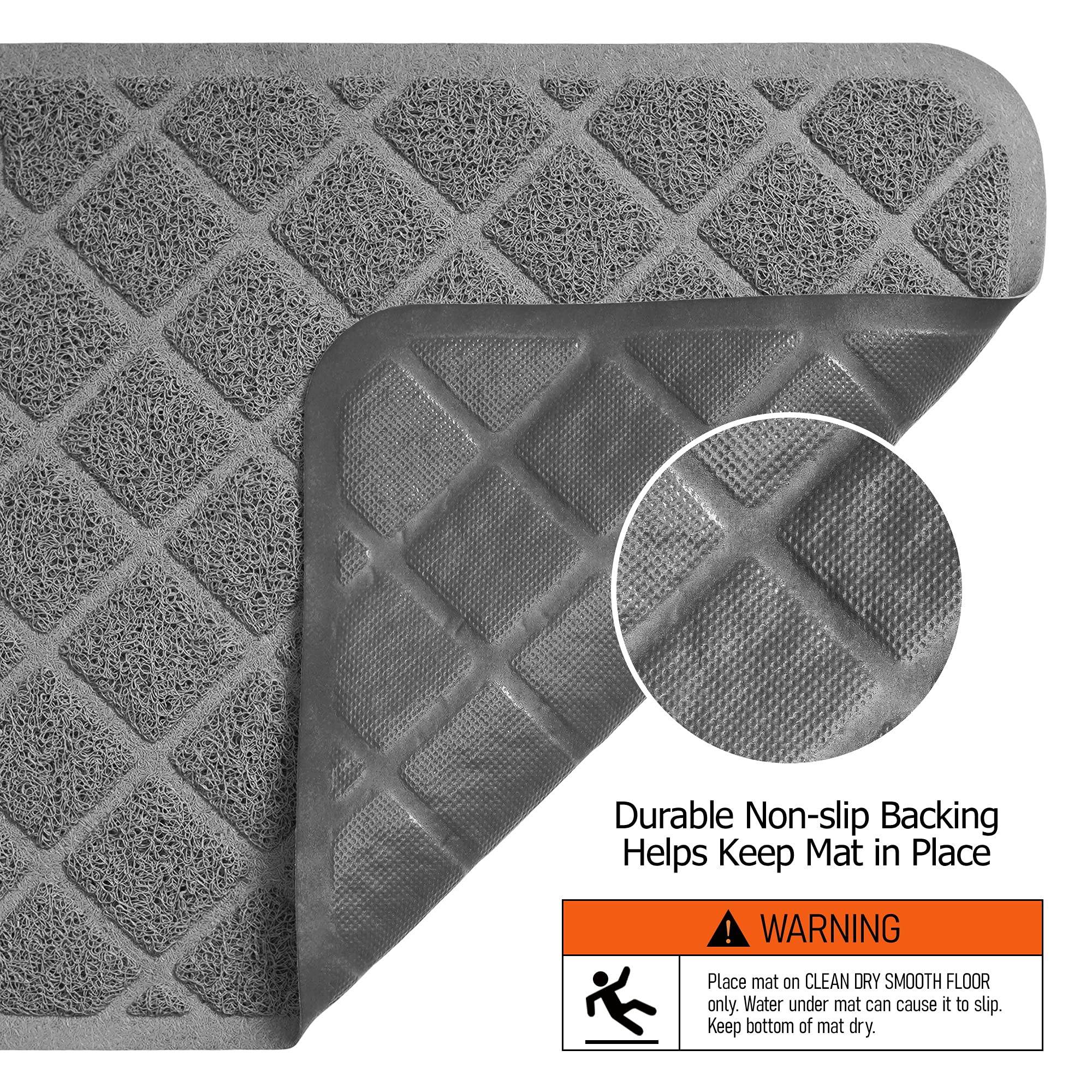 Conlun cat litter mat waterproof surface is easy to rinse