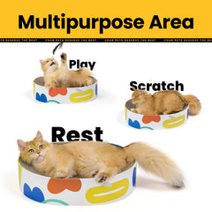 Conlun durable corrugated cardboard stands up to playful claws and exploration.