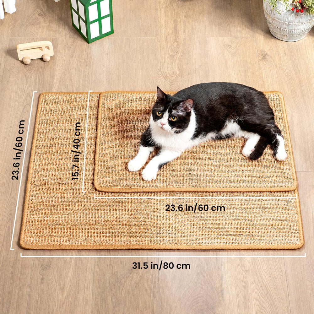 Conlun Cat Scratcher Mat large 60x80 cm provides roomy scratching area