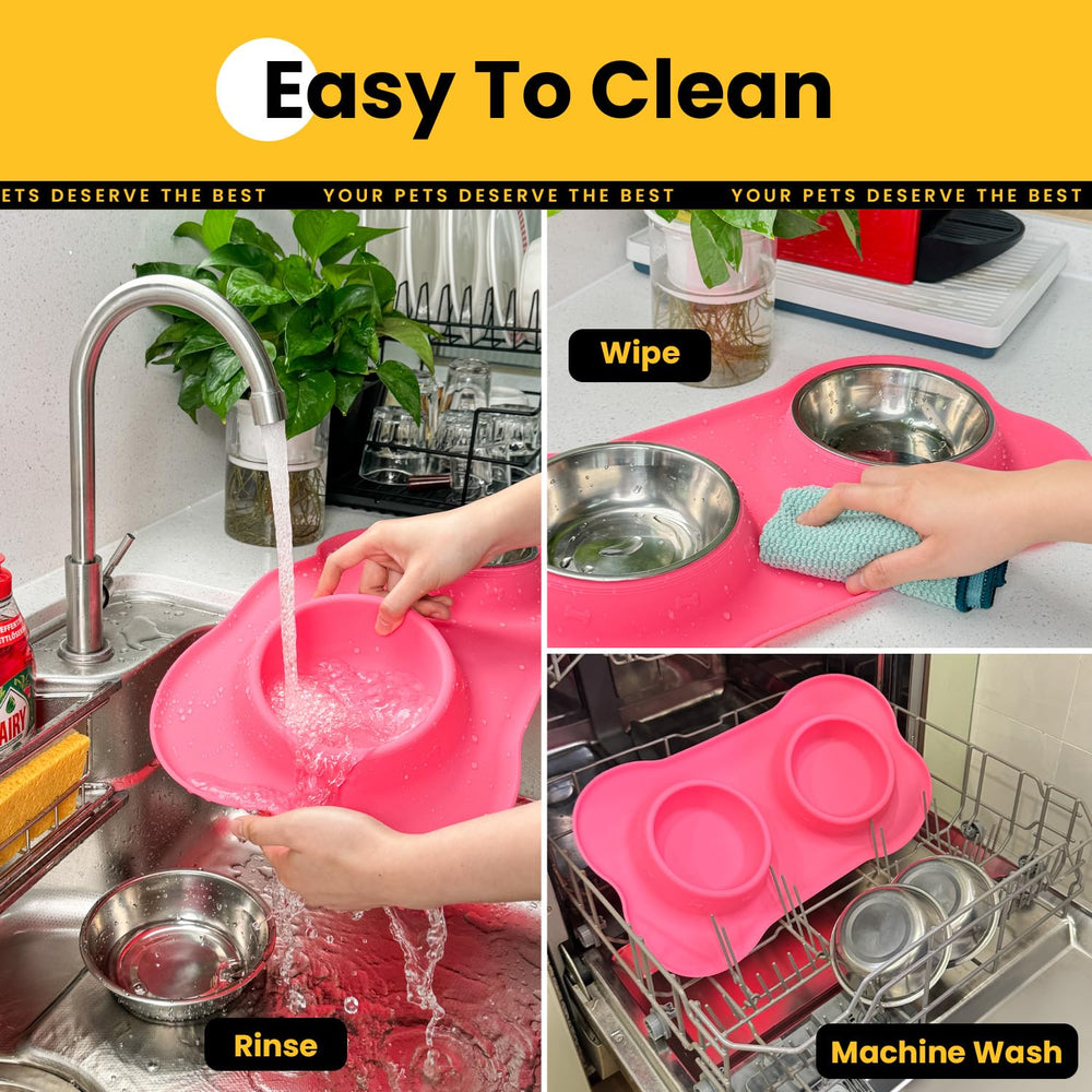 Conlun foldable travel bowls and mat ideal for small homes