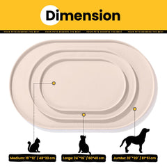 Conlun multifunctional mat used as placemat and heat-resistant pad