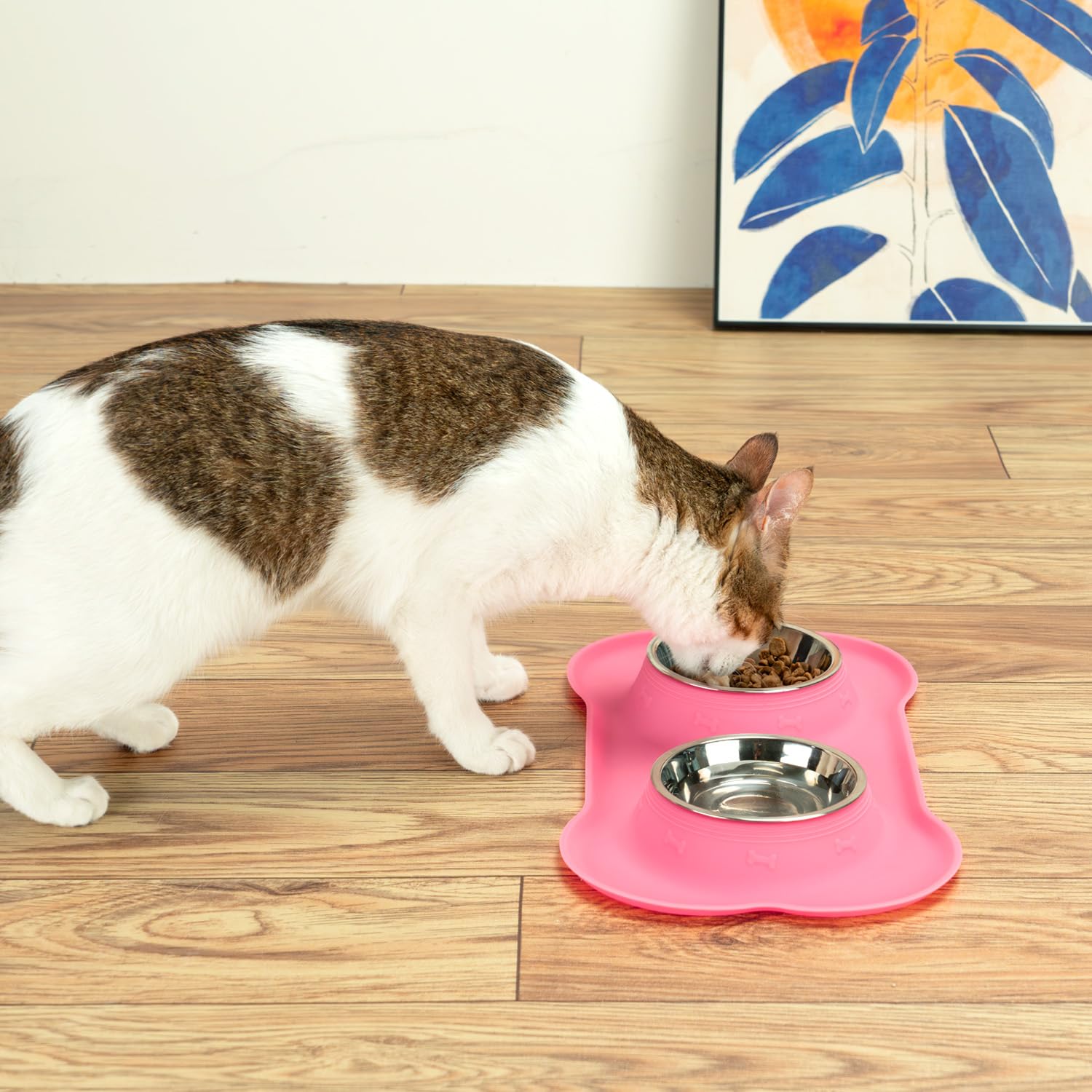 Conlun pink extra-small dining kit designed for tiny pets